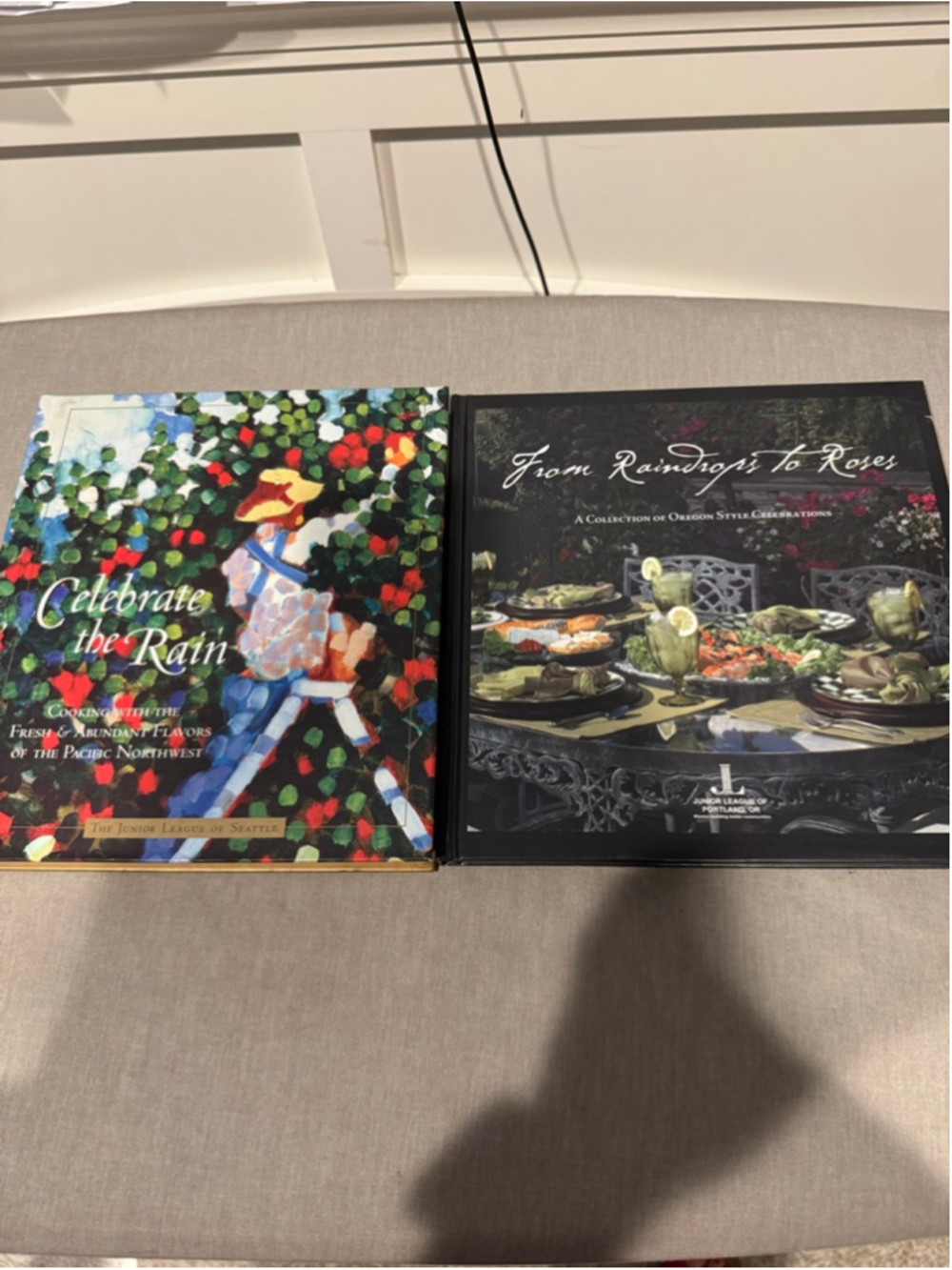 The Junior League 2 Cookbooks: Celebrate the Rain & From Raindrops to Roses